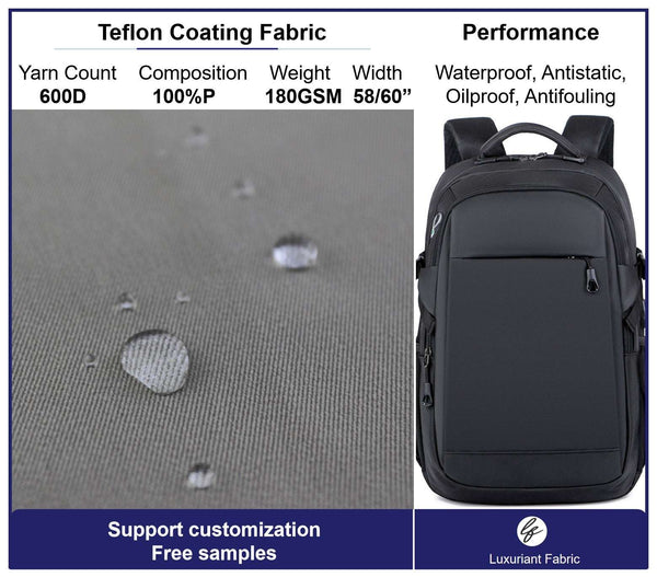 600D Oxford Fabric With Teflon Coating