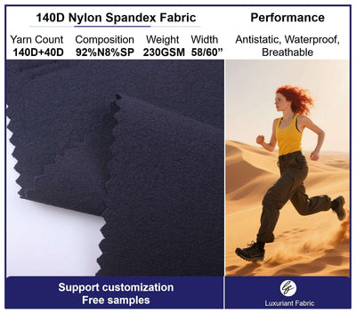 140D Nylon 4 Way Spandex Fabric