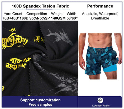 160D Nylon Spandex Taslon Fabric