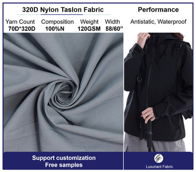 320D Nylon Taslan Fabric