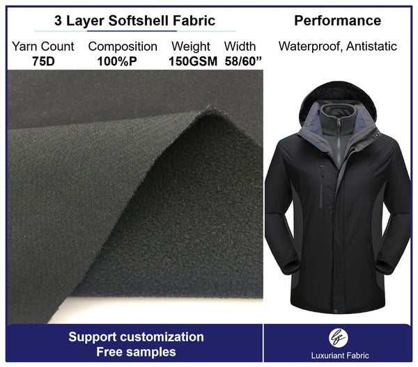 Tela Oxford impermeable con tejido de teflón resistente al agua y a las manchas.