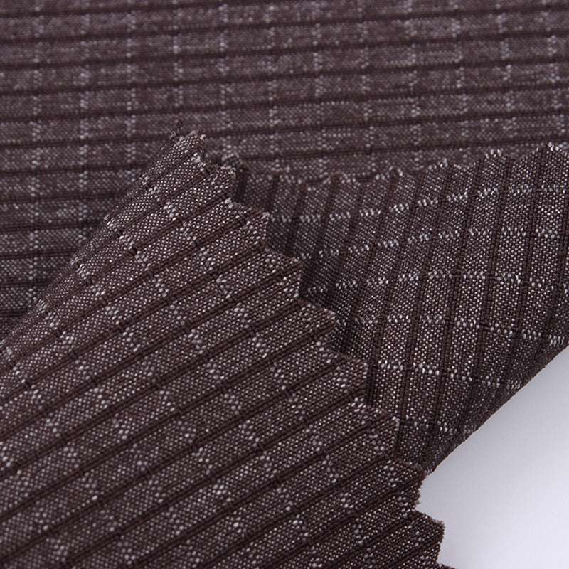 100D Check Polyester Cationic Spandex Fabric