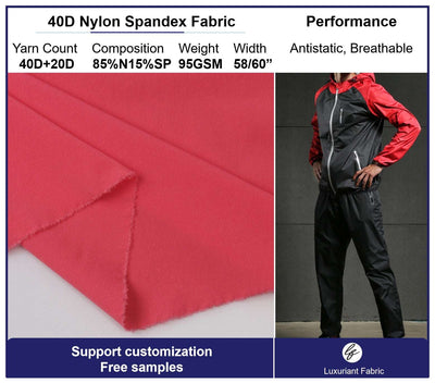 40D Nylon Spandex Fabric