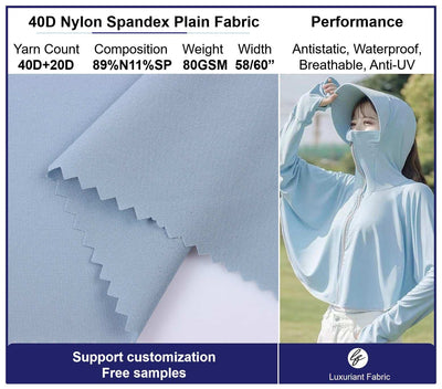 40D Nylon 4 Way Spandex Fabric