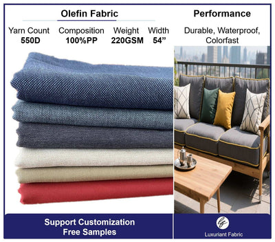 Olefin Fabric Sun Resistance Polypropylene Fabric