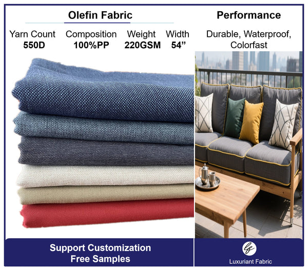 Olefin Fabric Sun Resistance Polypropylene Fabric