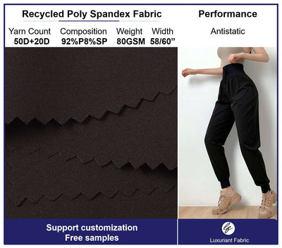Recycled 50D Poly Spandex Fabric