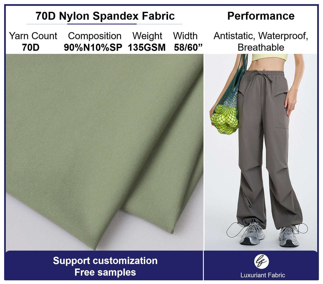 70D 260T Nylon Spandex Fabric