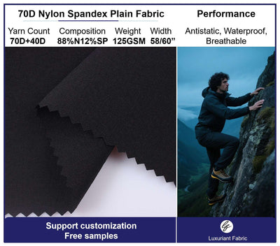 70D Nylon 4 Way Spandex Fabric