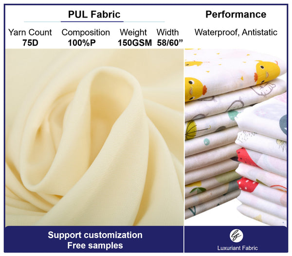 Tela Oxford impermeable con tejido de teflón resistente al agua y a las manchas.