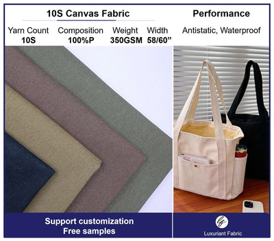 10S Polyester Canvas Fabric