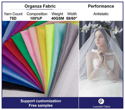 Ultrathin Organza Fabric