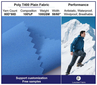 75D Imitation Cotton Polyester T400 Fabric