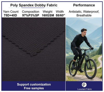 75D Dobby 4 Way Spandex Climbing Fabric