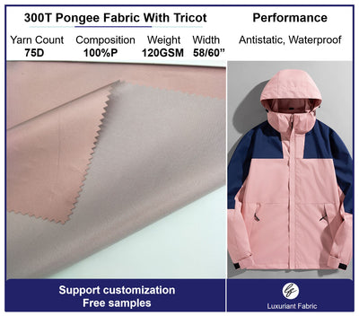 3 Layer Softshell Fabric Laminated Tricot