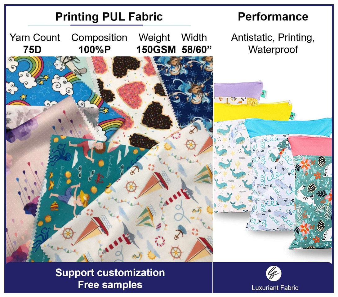 Customized Printing PUL Fabric