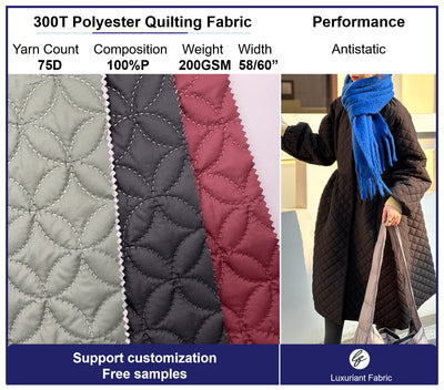 300T Polyester Quilting Fabric